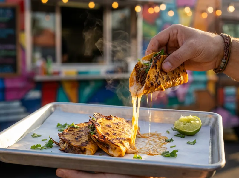 Generated ad visual — street tacos with lime
